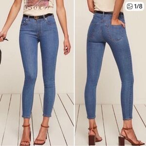 Reformation Classic Blue Skinny Jeans
